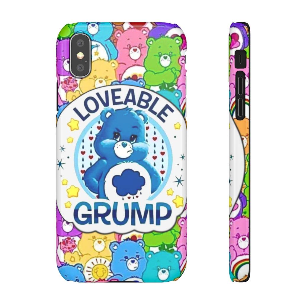 Lovable Grump Snap Phone Cases - Blue Rose Designs LLC