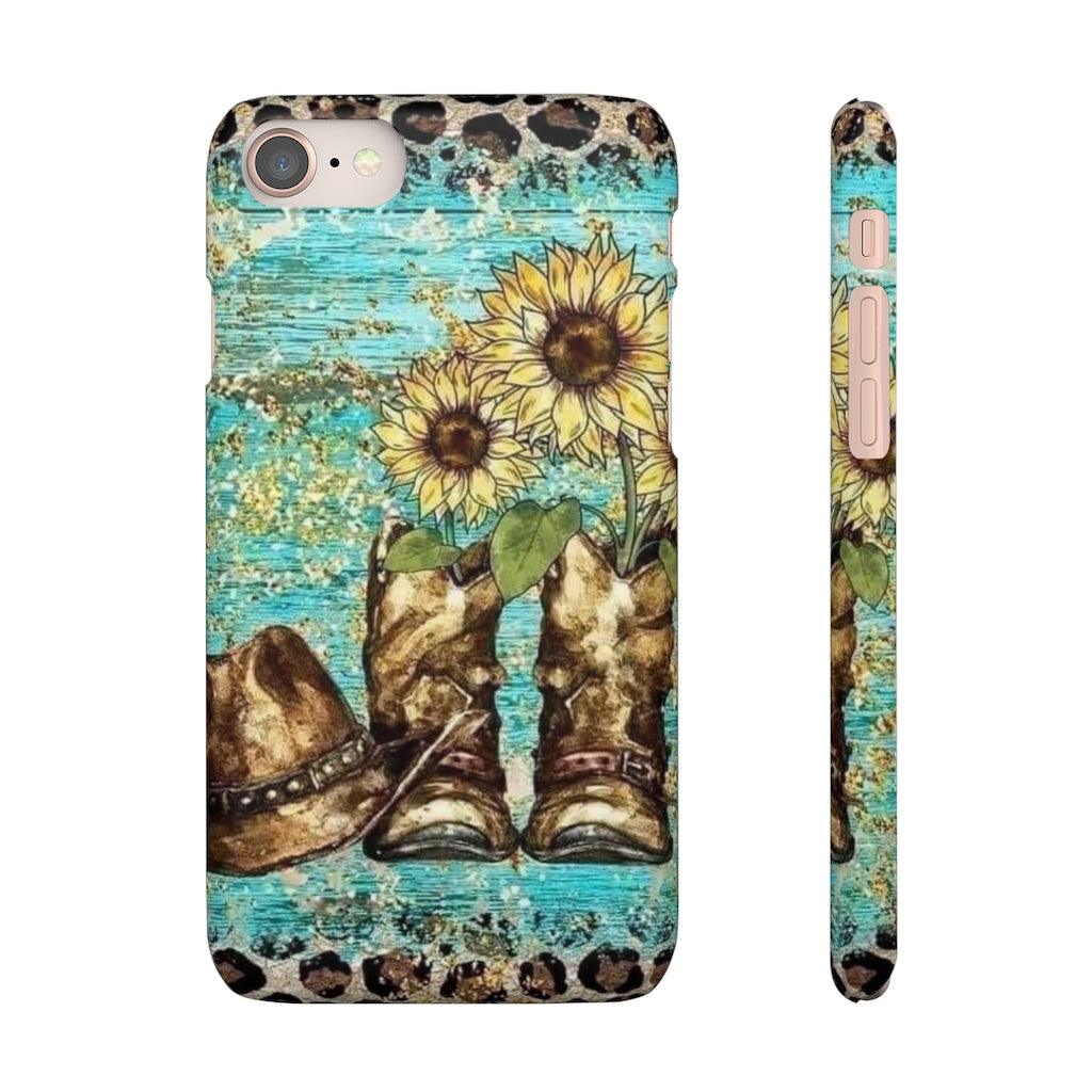 Sunflower Country Theme Snap Phone Cases - Blue Rose Designs LLC