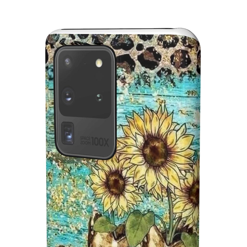 Sunflower Country Theme Snap Phone Cases - Blue Rose Designs LLC