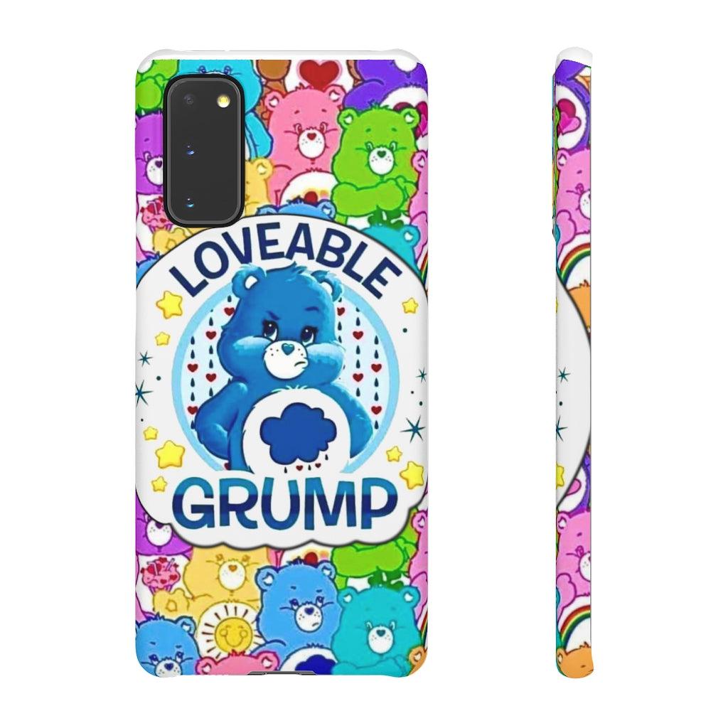 Lovable Grump Snap Phone Cases - Blue Rose Designs LLC