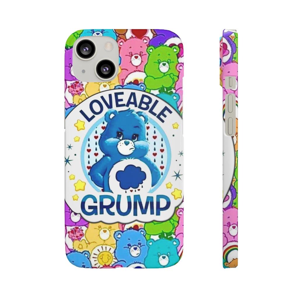 Lovable Grump Snap Phone Cases - Blue Rose Designs LLC