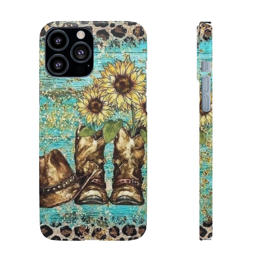 Sunflower Country Theme Snap Phone Cases - Blue Rose Designs LLC