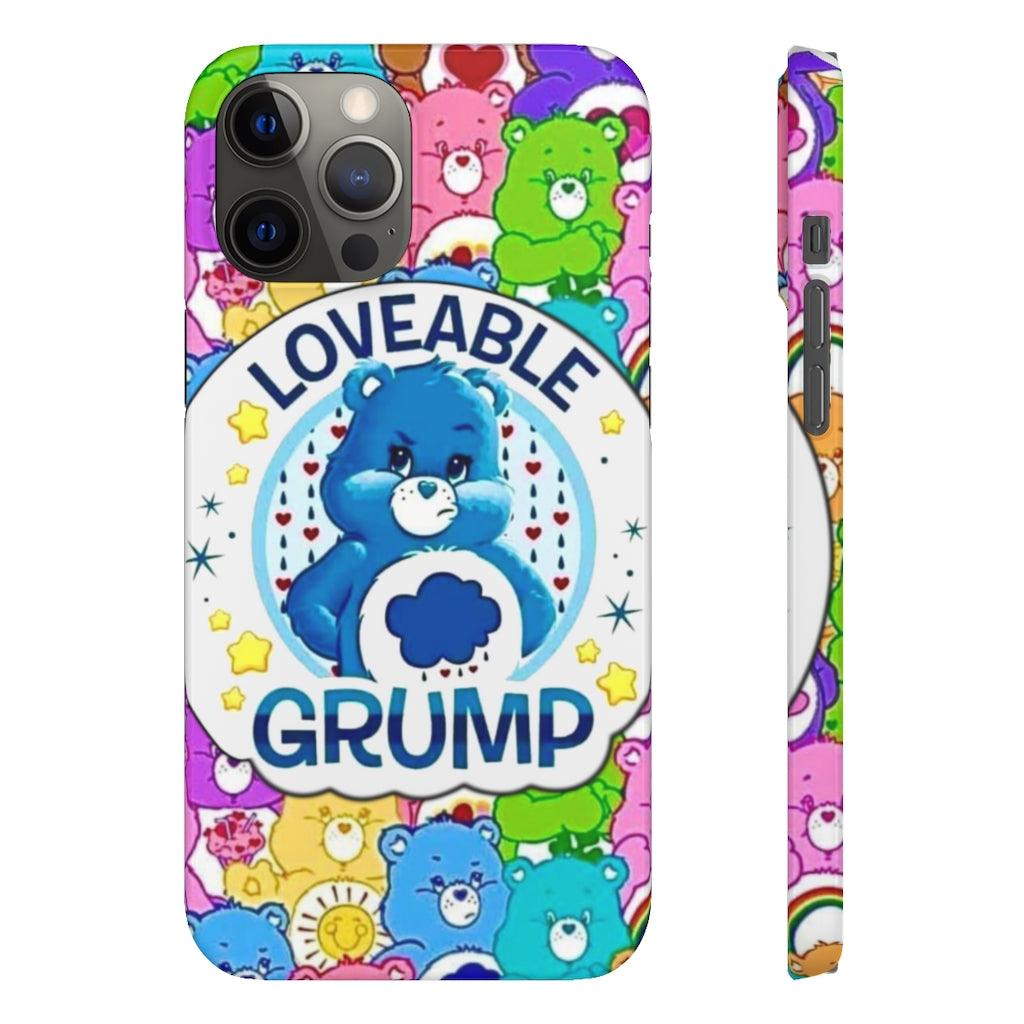 Lovable Grump Snap Phone Cases - Blue Rose Designs LLC