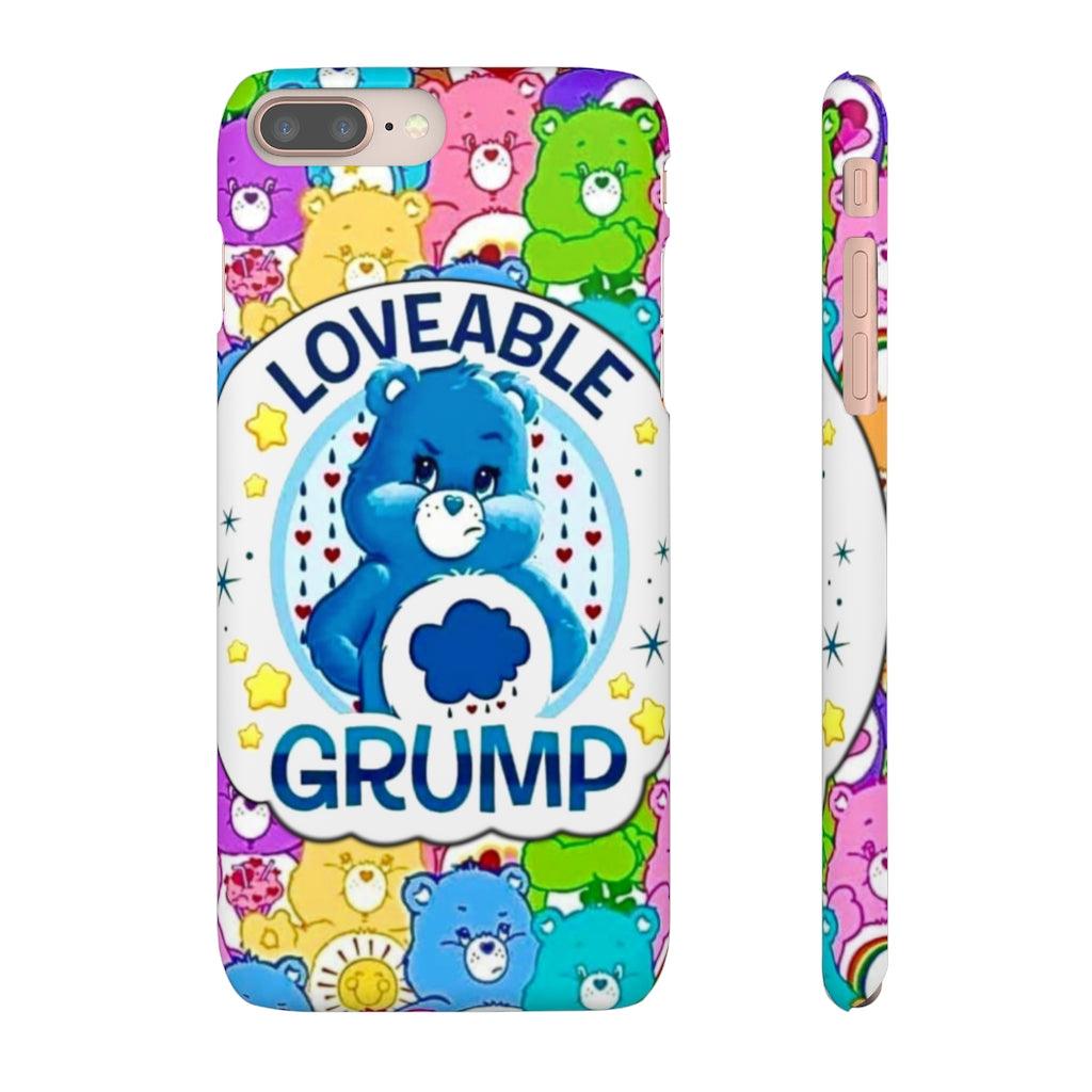 Lovable Grump Snap Phone Cases - Blue Rose Designs LLC