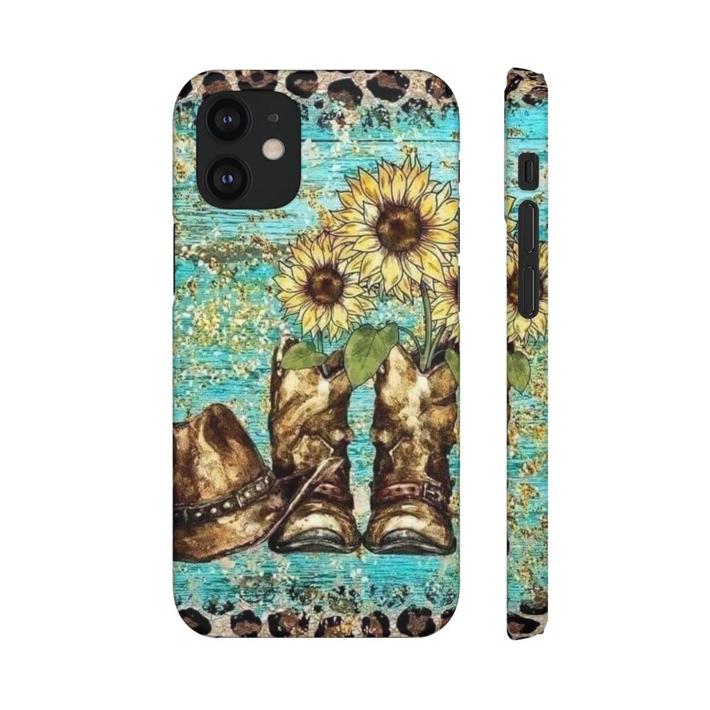 Sunflower Country Theme Snap Phone Cases - Blue Rose Designs LLC