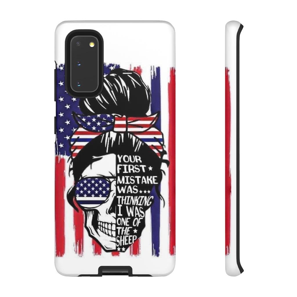 Your First Mistake Tough Phone Cases - Blue Rose Designs LLC