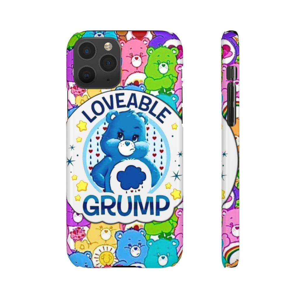 Lovable Grump Snap Phone Cases - Blue Rose Designs LLC