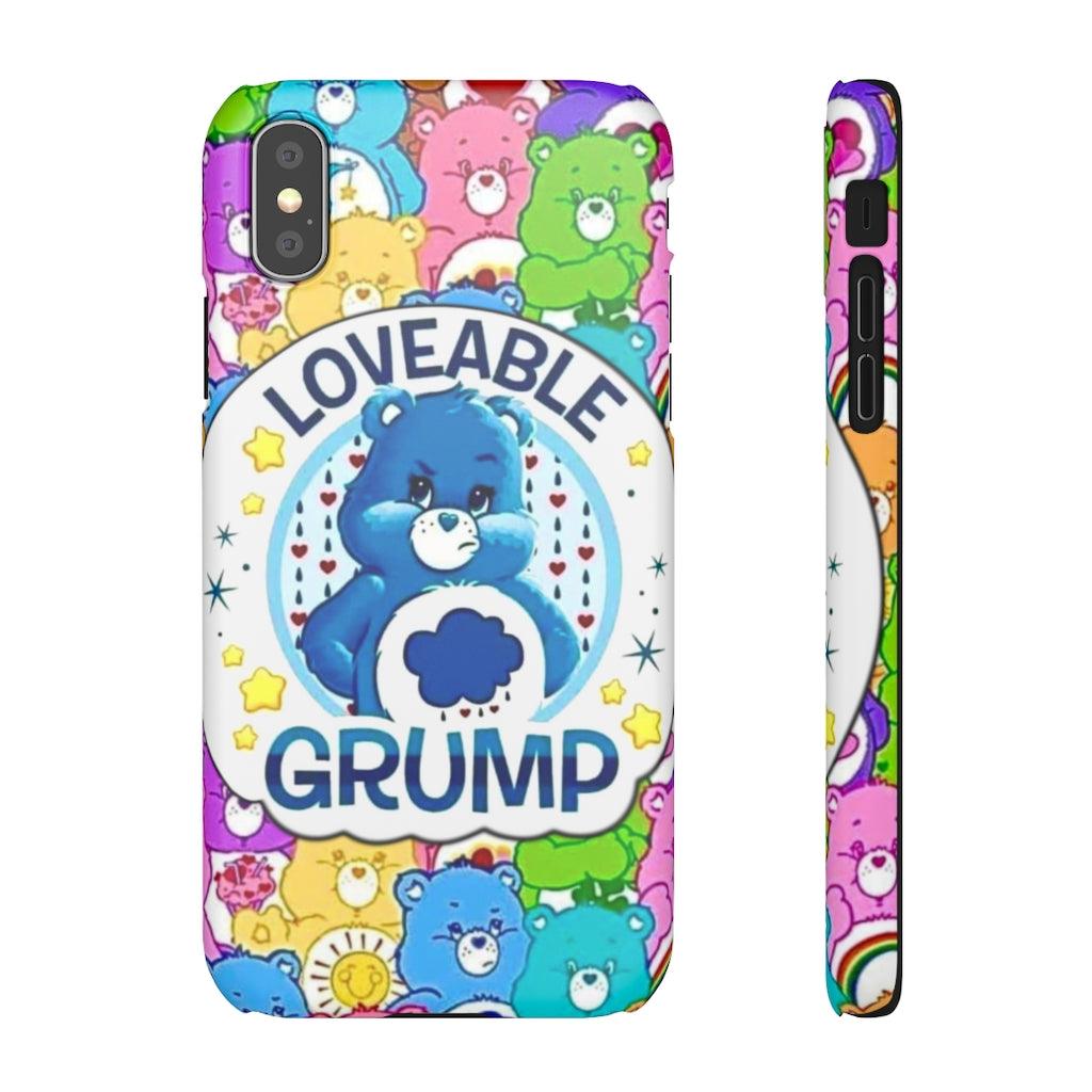 Lovable Grump Snap Phone Cases - Blue Rose Designs LLC