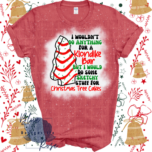 Sketchy Stuff for Christmas Tree Cakes Tshirt